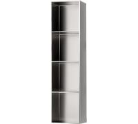 Kanduo Nicho Empotrado for Ducha de baño, Estante de Ducha Rectangular Impermeable a Prueba de Fugas, Estante de Almacenamiento de Montaje Empotrado(Grigio,28x120x12.5cm)