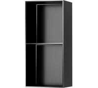 Kanduo Nicho Empotrado for Ducha de baño, Estante de Ducha Rectangular Impermeable a Prueba de Fugas, Estante de Almacenamiento de Montaje Empotrado(Nero,28x70x12.5cm)