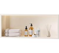 Kanduo Nicho Horizontal de Acero Inoxidable, for estantes de baño, Sala de Estar, jardín, Sala de Estar(Bianco)
