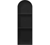 Kanduo Nichos de baño de Acero Inoxidable, Estante Doble arqueado, nicho de Ducha Empotrado en la Pared del baño Lateral Estrecho(90x30cm)
