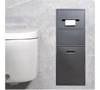 Kanduo Organizador de nicho de Ducha Empotrado de Acero Inoxidable, Estante de Almacenamiento Integrado for baño, Cocina y Dormitorio.(Grey-b)