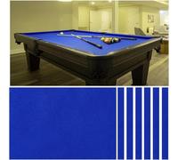 Kanduo Paño para Billar Mantel de Billar de 8 Bolas de Estilo Chino, Incluye 6 Tiras de Tela, Duradero y fácil de Instalar(Royal Blue)