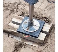 Kanduo Placas estabilizadoras de grúa Almohadillas estabilizadoras for Gravedad dispersa, Plataforma de Aterrizaje apilable for Remolque/camión de Servicio/grúa/Tren de Aterrizaje apilable(12x12x2/30