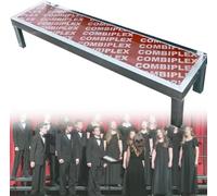 Kanduo Plataforma escénica portátil Elevadores de coro ajustables de un solo nivel, plataformas de escenario portátiles, adecuadas for eventos, actuaciones y fiestas