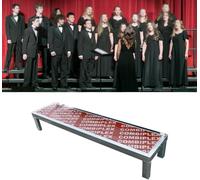 Kanduo Plataforma escénica portátil Elevadores De Coro Portátiles, Plataformas De Escenario De Un Solo Nivel, Fáciles De Montar, Adecuadas for Conciertos Y Diversos Eventos