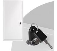 Kanduo Puerta de acceso de plomería Cubierta de panel de acceso blanca con cerradura de llave,Cubierta de orificio de pared de montaje empotrado,escotilla de puerta de servicio personalizable(40x60cm)