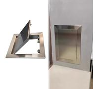 Kanduo Puerta de acceso de plomería Diseño de cerradura a presión con trampilla de acceso de metal,Cubierta del panel eléctrico de plomería,Puerta de servicio de inspección empotrada(55x55cm(22x22in))