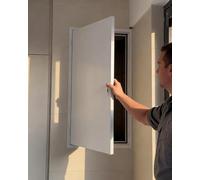 Kanduo Puerta de acceso de plomería Panel de acceso grande for paneles de yeso con cerradura, puerta de acceso insonorizada, trampilla de inspección de metal for ático(50x70cm)