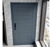 Kanduo Puerta de acceso de plomería Panel de acceso Puerta de acceso al ático con persianas y cerradura Manija, puerta de panel de acceso de paneles de yeso de aluminio(Grigio,300x650mm/11.8x25.6in)