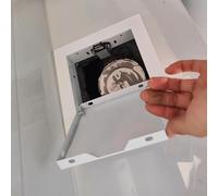 Kanduo Puerta de acceso de plomería Panel de acceso Puerta de fácil acceso a la pared Magnético, cubierta de escotilla de inspección de plomería con función de clic(25x25cm/9.8x9.8in)