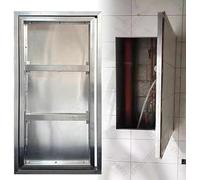 Kanduo Puerta de acceso de plomería Puerta de acceso de fontanería enlosable, cubierta de panel de escotilla de inspección de azulejos invisible sin costuras personalizable(WxH 50x120cm)