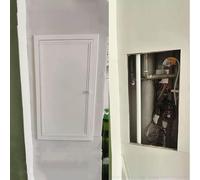 Kanduo Puerta de acceso de plomería Techo/pared de los paneles de acceso del marco de aluminio del panel de acceso, puerta de escotilla de acceso universal del espacio de arrastre(40x40cm/15.7x15.7in)