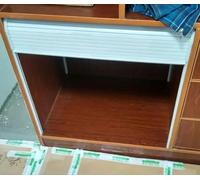 Kanduo puertas de armario plegable Puertas corredizas de listones rectos reutilizables for bricolaje, for autocaravana/autocaravana/gabinete de electrodomésticos, pequeño ahorro(60x120cm)