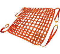 Kanduo Red de Carga Red de carga elástica, bolsa de elevación de carga de poliéster plano, red de carga, polipasto, redes atadas for aviones, resistente al desgarro para Carga Y Descarga(1.5 X 1.5M/Me