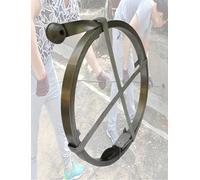 Kanduo Sinfines manuales de cable de acero, sinfines desatascadores de drenaje de barra plana, for mantenimiento de propiedades y tuberías de drenaje exterior(4cm,L 10m)