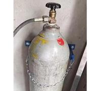 Kanduo Soporte para Botella de oxígeno Soporte de Pared for Tanque cilíndrico Industrial Comercial, Capacidad ≤ 40 L, Soporte for Botellas de nitrógeno.(2pcs,2 Bottles - 65cm)