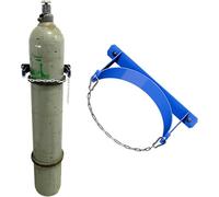 Kanduo Soporte para Botella de oxígeno Soporte Resistente for Cilindros de propano de 35 a 65 cm, Soporte for Botellas de oxígeno médico con Cadenas fijas.(1 Bottle - 35cm (13 4/5"))