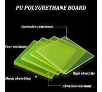 Kanduo Tablero de poliuretano PU, lámina aislante resistente al desgaste y al aceite, material de sellado for bricolaje y construcción (paquete de 2)(12mm)