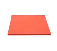 KanDuo Tapete de Espuma de Silicona Rojo, Tablero de Espuma, tapete de prensado en Caliente de 1 Pieza, Espesor múltiple de 200x250 mm, Resistente al desgarro de Alta Elasticidad(Thick 5mm)