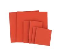 KanDuo Tapete de Espuma de Silicona Rojo, Tablero de Espuma, tapete de prensado en Caliente de 1 Pieza, Espesor múltiple de 250x250 mm, Resistente al(Thick 2mm)