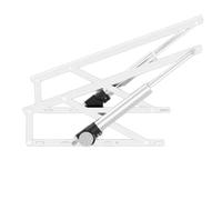 Kanduo - Transportador de rodillos portátil, 300 cm, mesa transportadora de plástico sin alimentación para un manejo eficiente de materiales, ligero y