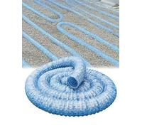 Kanduo Tubo de drenaje francés perforado Tubo De Drenaje Francés Permeable Flexible, for Entradas De Autos, Patios, Céspedes Y Áreas Al Aire Libre,18m