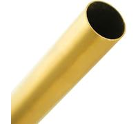 Kanduo Tubo decorativo de latón pulido, 18 mm de diámetro exterior, 0,5 m de longitud, tubo hueco circular, for bricolaje y decoración del hogar.(18x3mm)