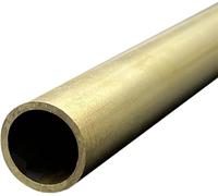 Kanduo Tubo redondo de latón de 32 mm de diámetro exterior, 1-3 mm de espesor de pared, 0,5 m de longitud, tubo metálico recto(32x2mm)