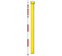 Kanduo Varilla de topografía de aluminio Varilla telescópica de aluminio for inspección prisma, varilla construcción ajustable for topografía estación total con bolsa almacenamiento(500cm/196.85in)
