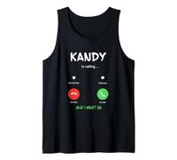 Kandy está Llamando y Debo IR a Sri Lanka de Viaje Camiseta sin Mangas