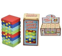 KandyToys- Juguete antiestrés de Escalera de Madera Jacob, Multicolor, 5.5 x 5.5 x 11 cm (TY6508)