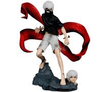 Kaneki Ken - Figuras de anime Tokyo Ghoul de pie, estatua de material de PVC para decoración unisex (Kaneki Ken (reemplazable))