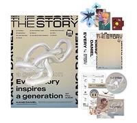 KANG DANIEL - 1st Full Album [The Story] (Non-Plot Ver.) Photo Book + CD-R + Lyrics Book + Folded Poster + Sticker + Symbol Postcard + Index Magnet + Note Card + Photo Postcard + Photo Card