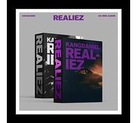 Kang Daniel REALIEZ 4th Mini álbum estándar versión B CD+64p PhotoBook+1p papel de letras + 1ea boleto de mensaje + 1ea sello adhesivo + 1ea cubo + 1p foto de película + 2p tarjeta fotográfica + 8ea