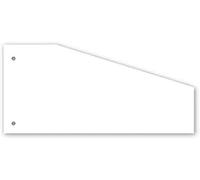 Kangaro 07070-09-TR - Separadores de papel (180 g, 105 x 240 cm, 2 unidades), color blanco