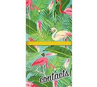 Kangaro - Agenda de direcciones (tamaño pequeño, encuadernada con goma, 80 páginas, 95 x 180 cm), varios colores