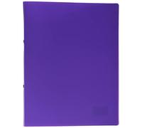 Kangaro Archivador de anillas morado opaco (PP, DIN A4, 2 anillas 16 mm, mecanismo O, lomo 20 mm)