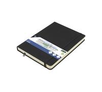 Kangaro Art Cuaderno de bocetos A5 negro PU tapa dura 80 hojas 140 gramos papel crema