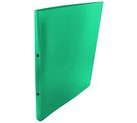 Kangaro Carpeta de anillas verde opaco (PP, DIN A4, 2 anillas de 16 mm, mecanismo O, lomo de 20 mm)