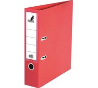 Kangaro Carpeta de plástico de polipropileno con lomo de 7,5 cm de ancho, DIN A4, color rojo (carpeta de anillas, carpeta de palanca, carpeta de cartas)