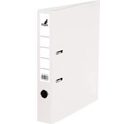 Kangaro Carpeta de plástico de polipropileno de 5 cm de ancho DIN A4, color blanco (carpeta de anillas, carpeta de palanca, carpeta de cartas)