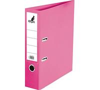 Kangaro Carpeta de plástico de polipropileno de 7,5 cm de ancho de lomo DIN A4, color rosa (carpeta de anillas, carpeta de palanca, carpeta de cartas)