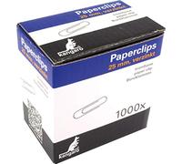 Kangaro - Clips (25 mm, redondos, caja de 1000 unidades, galvanizados)