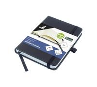 Kangaro Cuaderno A6 negro forrado PU HC 96 hojas 80 g