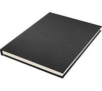 Kangaro - Cuaderno de notas (A5, tapa de lino, 80 hojas, 140 g), color blanco crema