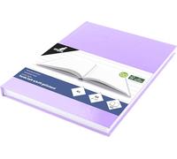 Kangaro Cuaderno escolar A5 de tapa dura, color morado pastel, 80 hojas, 80 gramos