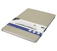 Kangaro Cuaderno kraft A4 96 hojas, 70 g, forrado con pelusa en blanco, K-5523