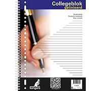 Kangaro - Cuaderno (tamaño A4, a rayas, 5, 60 g, 80 hojas)