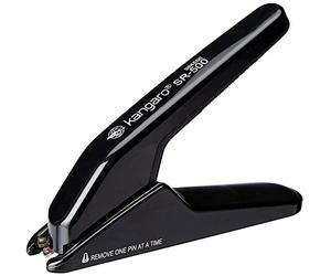 Kangaro Desk Essentials SR-500 - Removedor de grapas de metal resistente, apto para 140 hojas, retira grapas de hasta 23/17, paquete de 1 unidad, el color puede variar