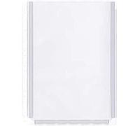 Kangaro - Funda para folletos (A4, PVC, 180 micrones, 2/4/23r. Transparente, 10 unidades, capacidad: 22 mm